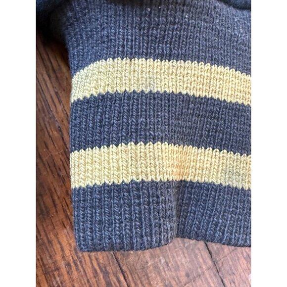 Vintage 1940s Varsity Jacket, Black and Yellow, Delta Champs 45-46, Size M/L - Picture 12 of 16